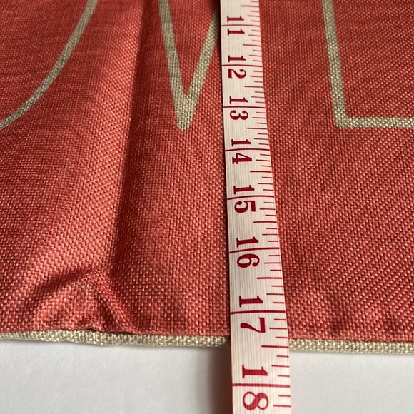 LOVE Square Pillow Cover NWOT - Picture 4 of 6